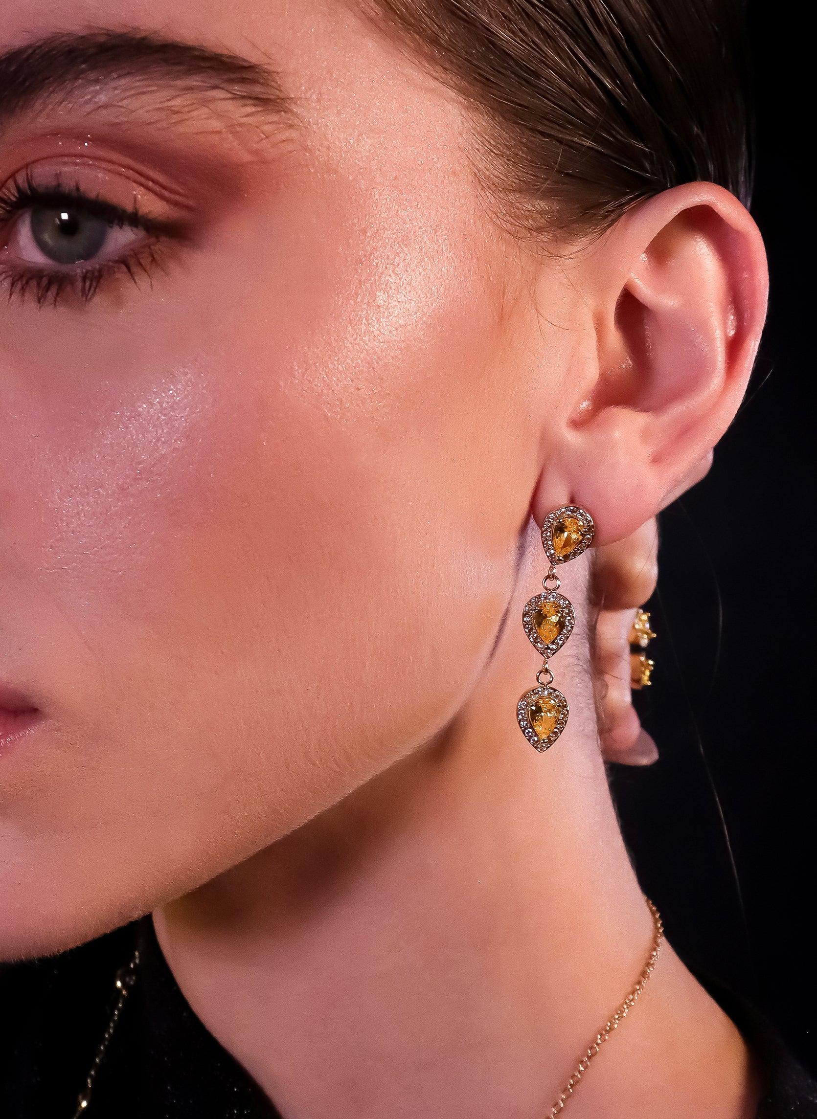 Boucles d'oreilles pendantes Magdalena