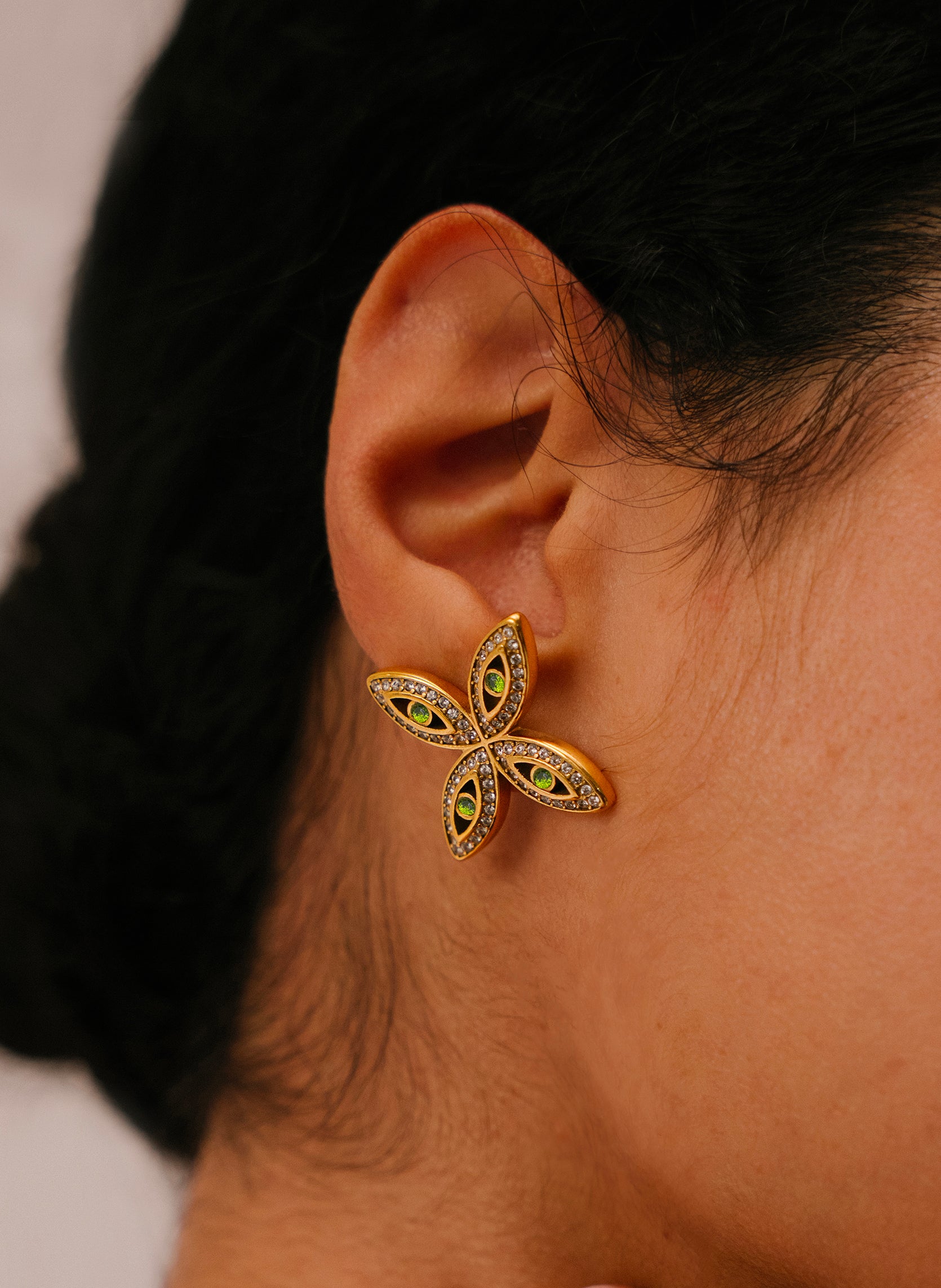 Boucles d'oreilles pendantes Menes