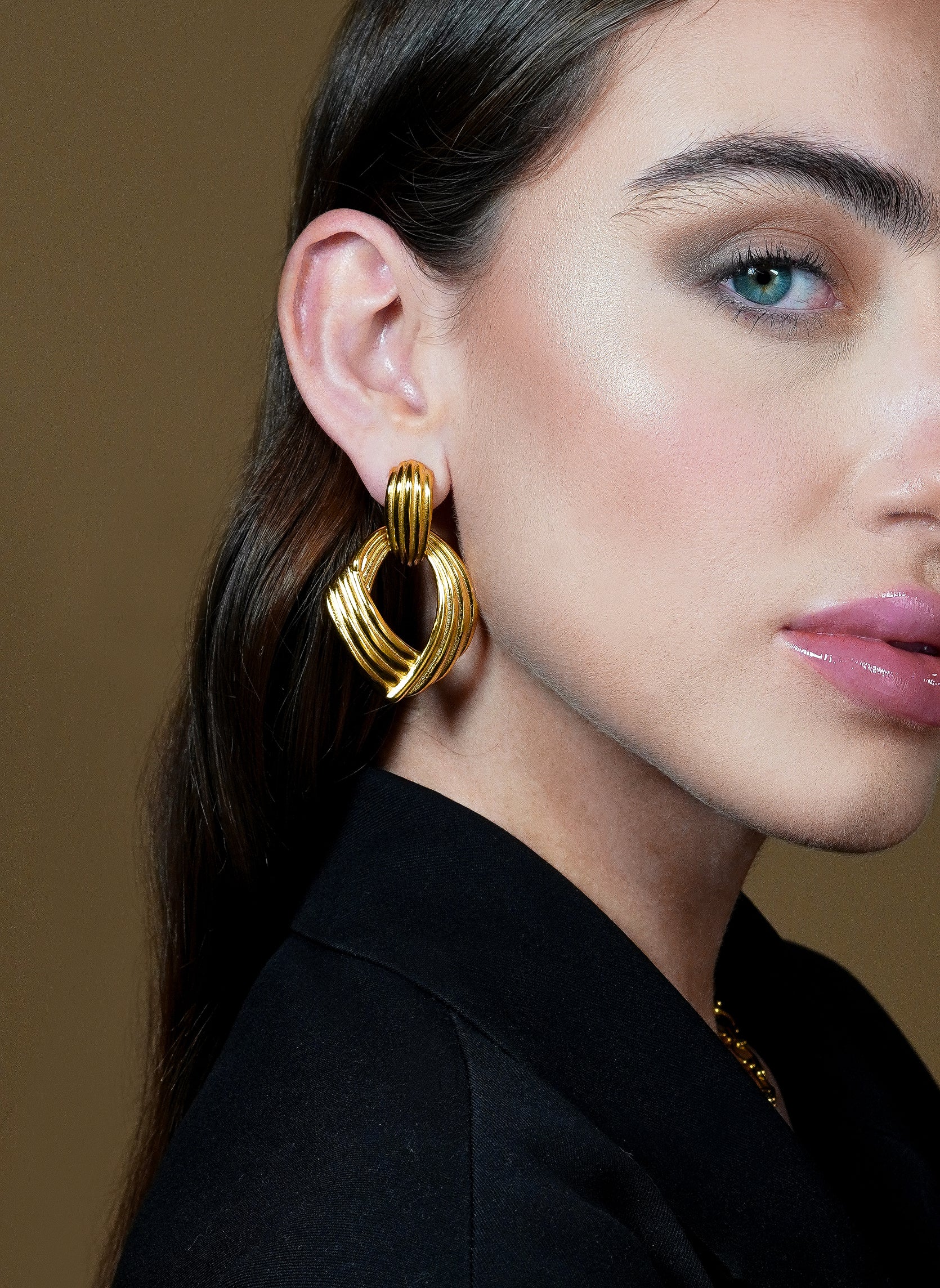 Boucles d'oreilles pendantes Pauline