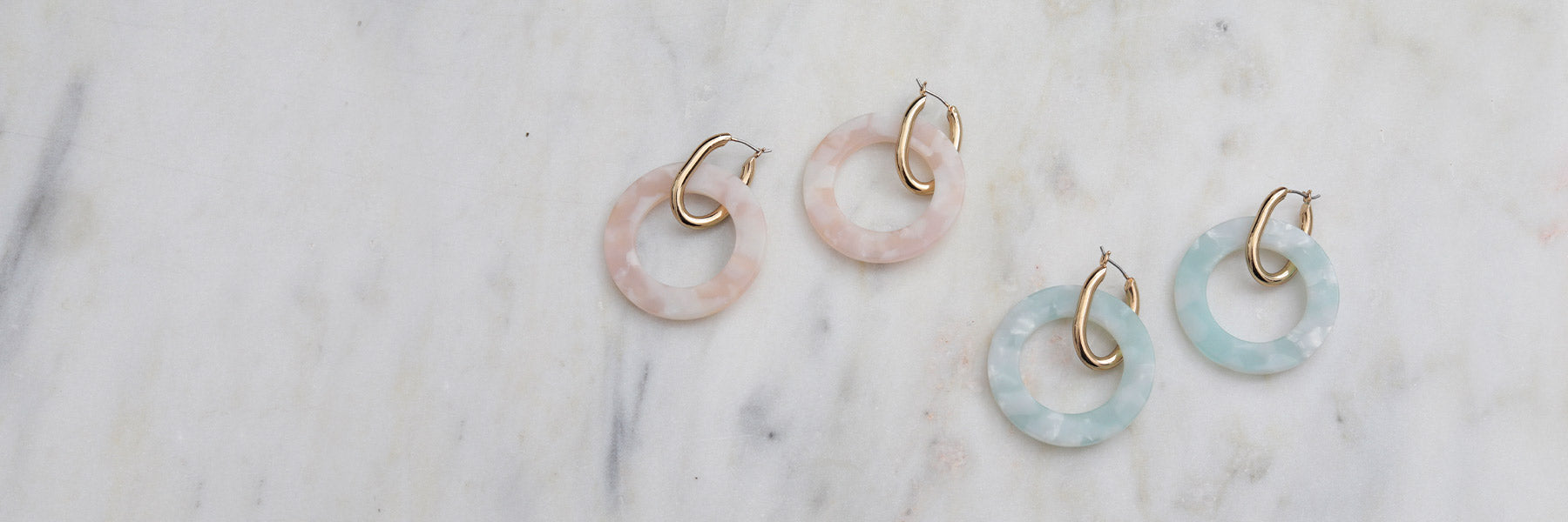 Boucles d'oreilles Acétate