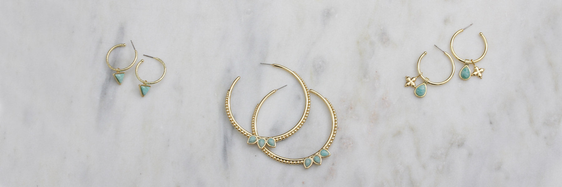 Boucles d'oreilles Amazonite